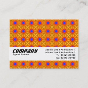 Texture Band - Scary Orange Business Card