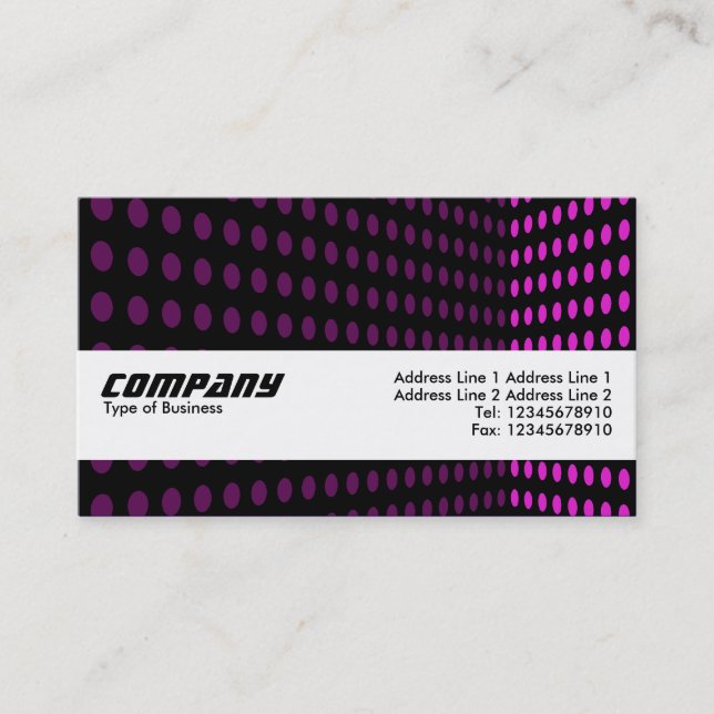 Texture Band - Tone Corner - Magenta Business Card (Front)