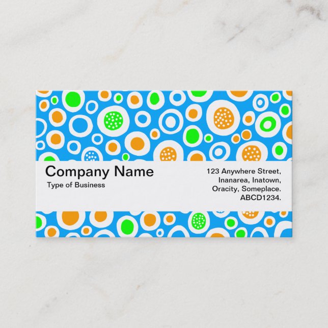 Texture Band V2 - Abstract 030413 Business Card (Front)