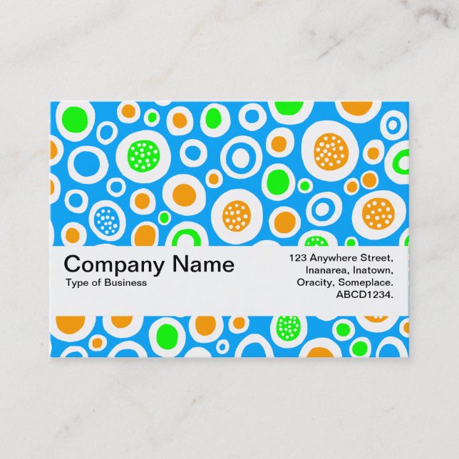 Texture Band V2 - Abstract 030413 Business Card (Front)