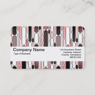 Texture Band V2 -  Abstract 100624 - (Sangria) Business Card