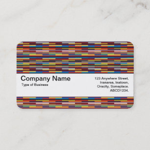 Texture Band V2 -  Colourful Stripes Business Card