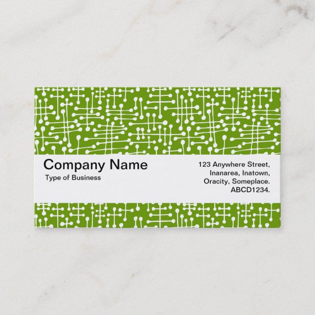Texture Band V2 - Connected Spots II Business Card (Front)