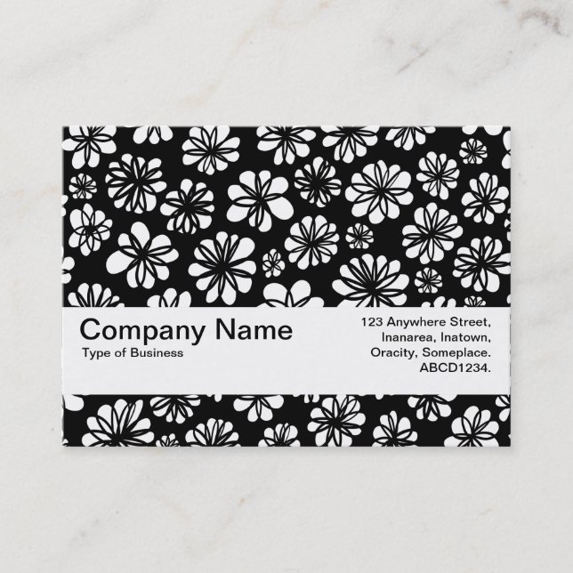 Texture Band V2 - Flowers Business Card (Front)