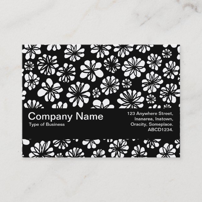 Texture Band V2 - Flowers Business Card (Front)