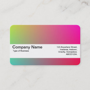 Texture Band V2 - Gradient Y,M,B,R, Business Card