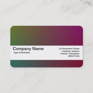Texture Band V2 -  Gradient Y,M,B,R, Dark Business Card