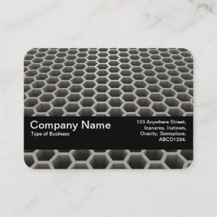 Texture Band V2 - Honeycomb Perspective Warm Business Card