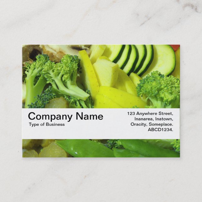 Texture Band V2 - Stir-fry Vegetables 01 Business Card (Front)
