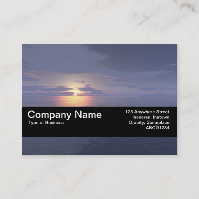 Texture Band V2 - Sunrise/Sunset Business Card (Front)
