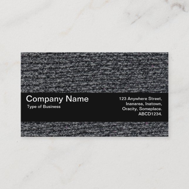 Texture Band V2 - Woolly Jumper 01 Business Card (Front)