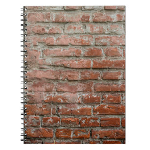 Texture. Brick. Wall. A background with attritions Notebook
