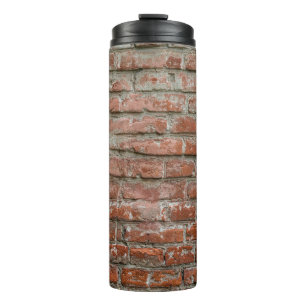 Texture. Brick. Wall. A background with attritions Thermal Tumbler