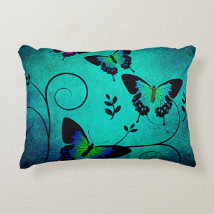 Texture butterflies background decorative cushion