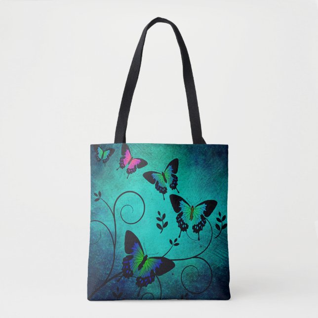 Texture butterflies background tote bag (Front)