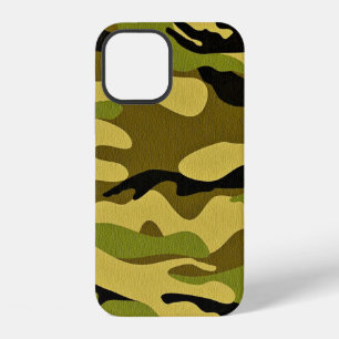 Texture camouflage soldier surface iPhone 12 case