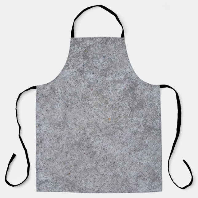 Texture concrete grey stone fine apron (Front)