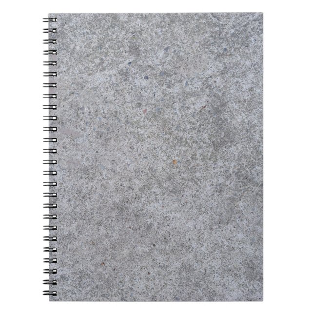 Texture concrete grey stone fine notebook (Front)