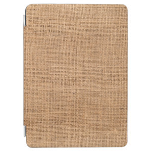 Texture fabric burlap background iPad air cover