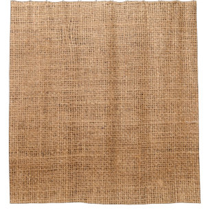 Texture fabric burlap background shower curtain