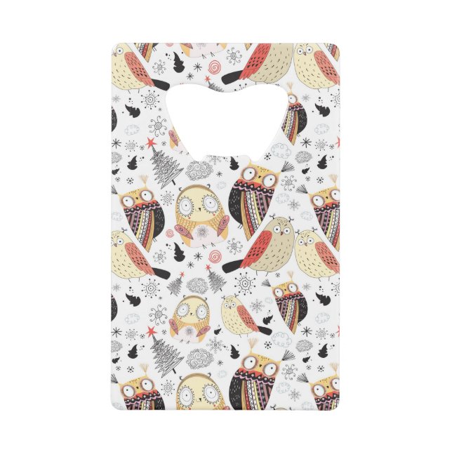 Texture funny owl (Front)