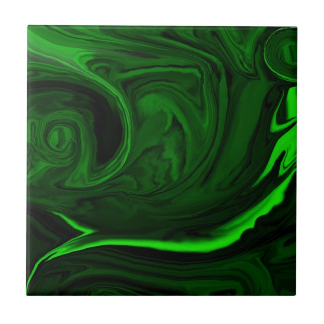 texture green malachite ceramic tile (Front)