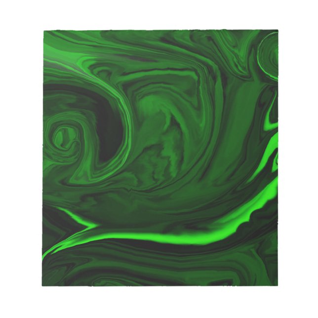 texture green malachite notepad (Front)