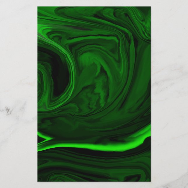 texture green malachite stationery (Front)