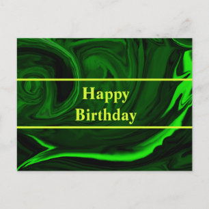 texture green malachite stone ,personalised postcard