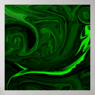 texture green malachite stone poster