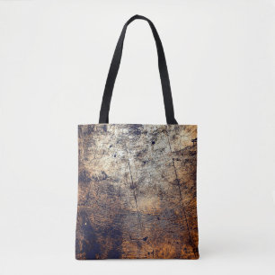 Texture grunge distress fracture tote bag