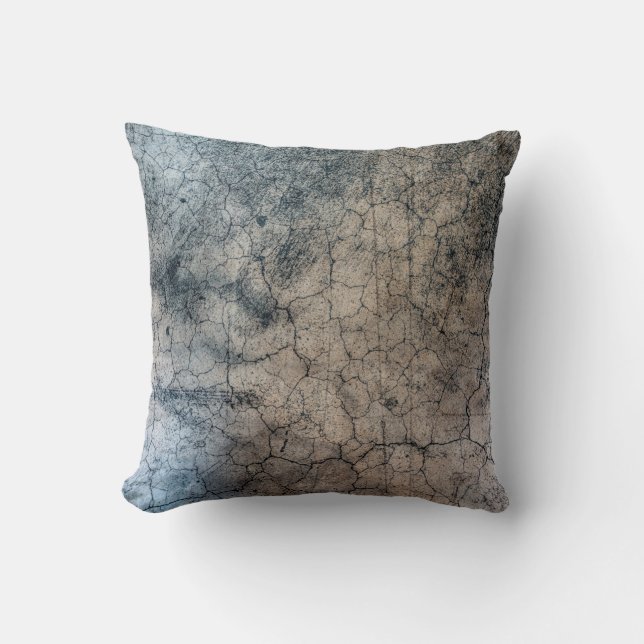 Texture grunge fracture cracked cushion (Front)