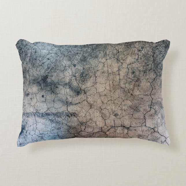 Texture grunge fracture cracked decorative cushion (Front)