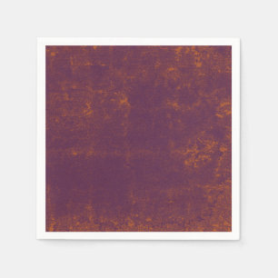 Texture Grunge Purple Orange Rustic Vintage Napkin