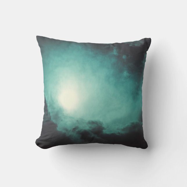 Texture heaven clouds wind storm cushion (Front)