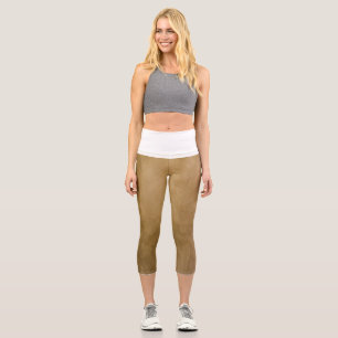 Texture High Waisted Capris