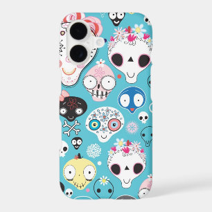 Texture laughing skull
