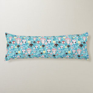 Texture laughing skull body cushion