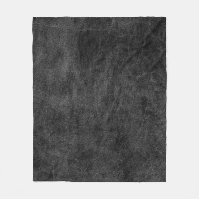 Texture leather background fleece blanket (Front)
