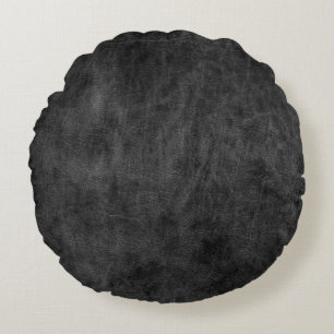 Texture leather background round cushion