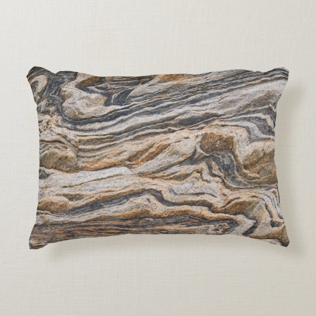 Texture marble abstract pattern decorative cushion (Front)