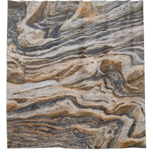 Texture marble abstract pattern shower curtain