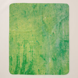Texture metal green painted colour sherpa blanket