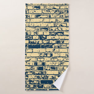 Texture of a brick wall. Elegant wallpaper design. Bath Towel