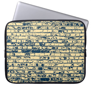 Texture of a brick wall. Elegant wallpaper design. Laptop Sleeve