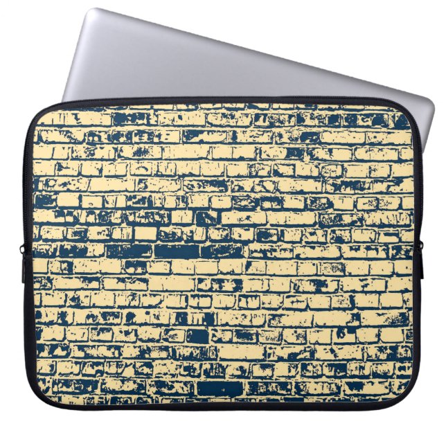 Texture of a brick wall. Elegant wallpaper design. Laptop Sleeve (Front)