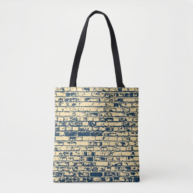 Texture of a brick wall. Elegant wallpaper design. Tote Bag (Front)