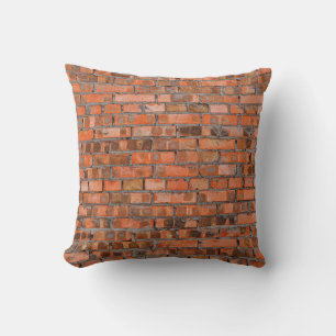 Texture of an old brick wall closeupaged,architect cushion