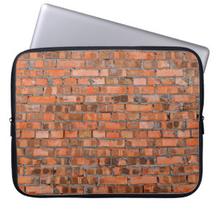 Texture of an old brick wall closeupaged,architect laptop sleeve
