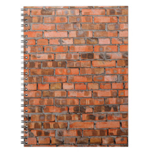 Texture of an old brick wall closeupaged,architect notebook